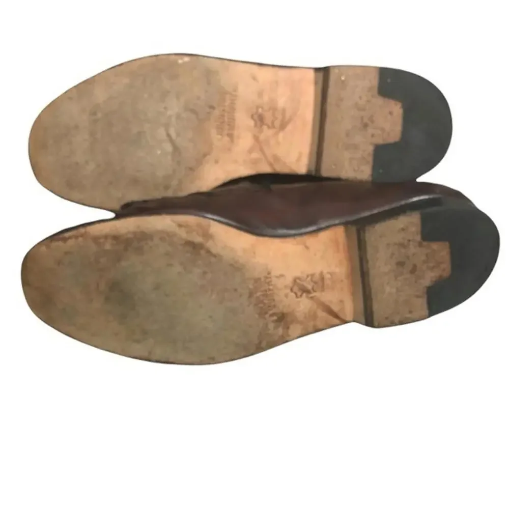 Johnston‎ & Murphy cordovan leather tasseled dress slip on shoe size 11W